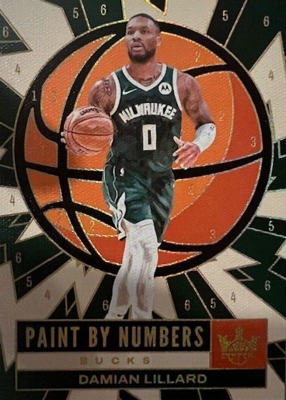 Damian Lillard 2023 Court Kings #20 Paint by Numbers /(SSP) Price Guide