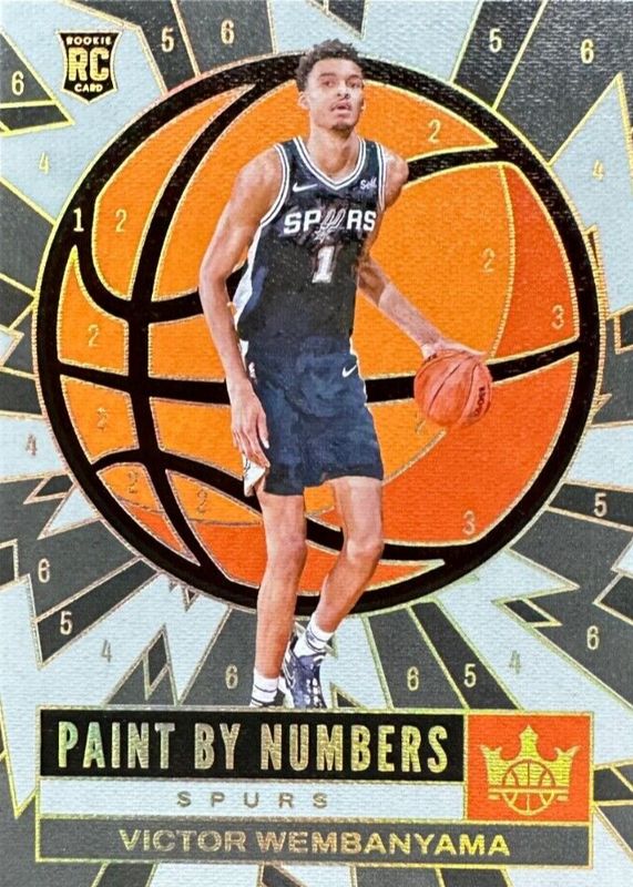 Victor Wembanyama 2023 Court Kings #1 Paint by Numbers /(SSP) Rookie PSA 10