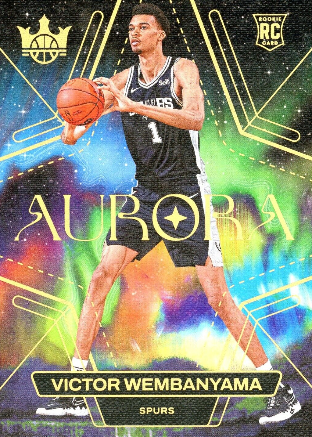 Victor Wembanyama 2023 Court Kings #8 Aurora /(SSP) Price Guide
