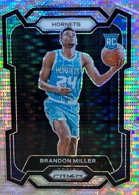 2023/24 Donruss Optic BRANDON MILLER RC Aqua Hholo 82/249