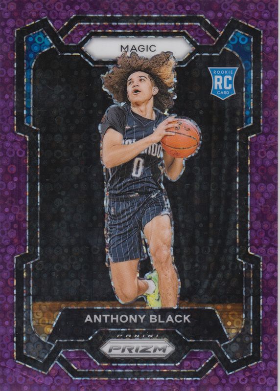 Anthony Black 2023 Prizm #170 Fast Break Purple /75 Rookie PSA 10