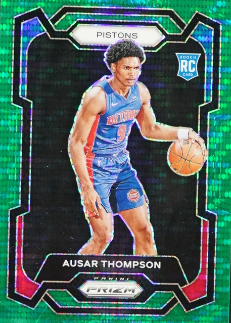Ausar Thompson 2023 Prizm #178 Green Pulsar /25 Price Guide