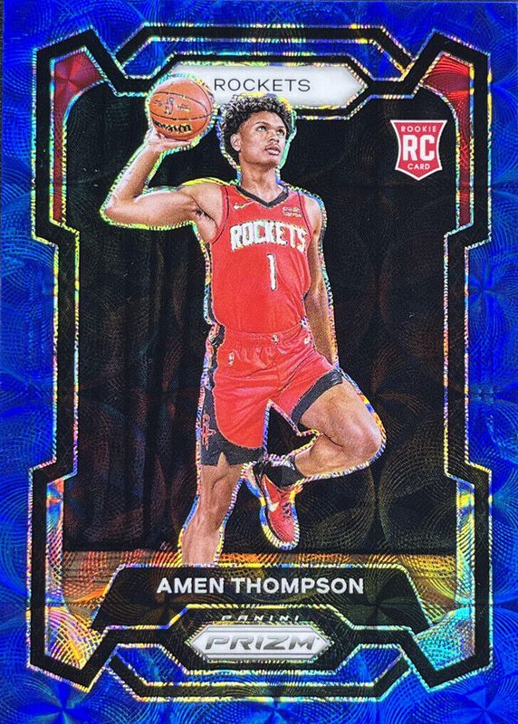 Amen Thompson 2023 Prizm #150 Choice Blue /49 Rookie BGS 10 PRISTINE