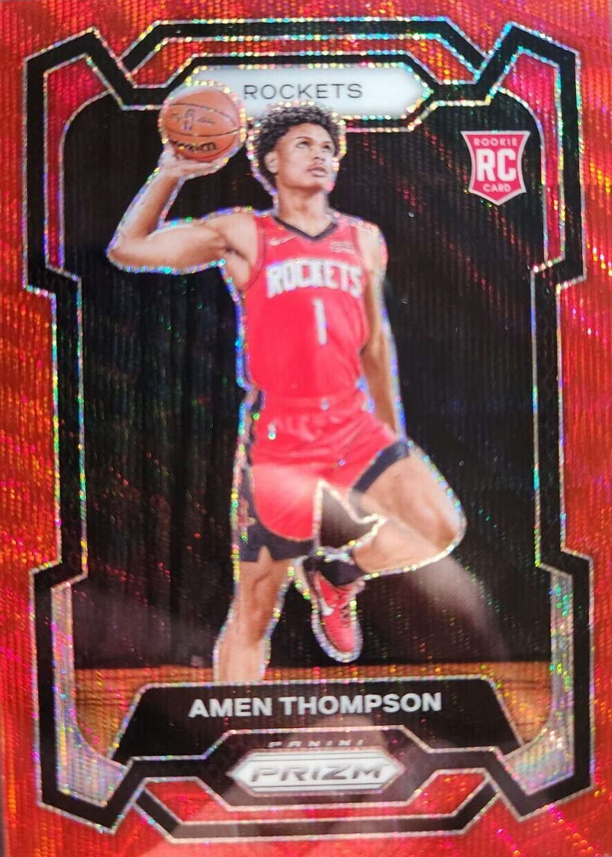 Amen Thompson 2023 Prizm #150 Ruby Wave Price Guide - Sports Card