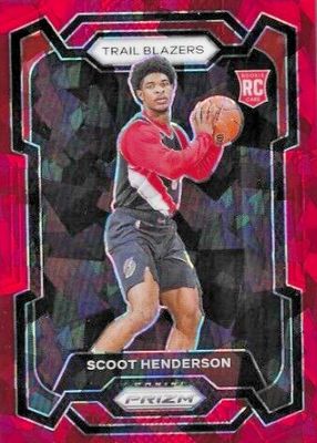 Scoot Henderson 2023 Mosaic #255 NBA Debut - Genesis /(SSP Scoot Henderson 2023 Mosaic #255 NBA Debut - Genesis /(SSP