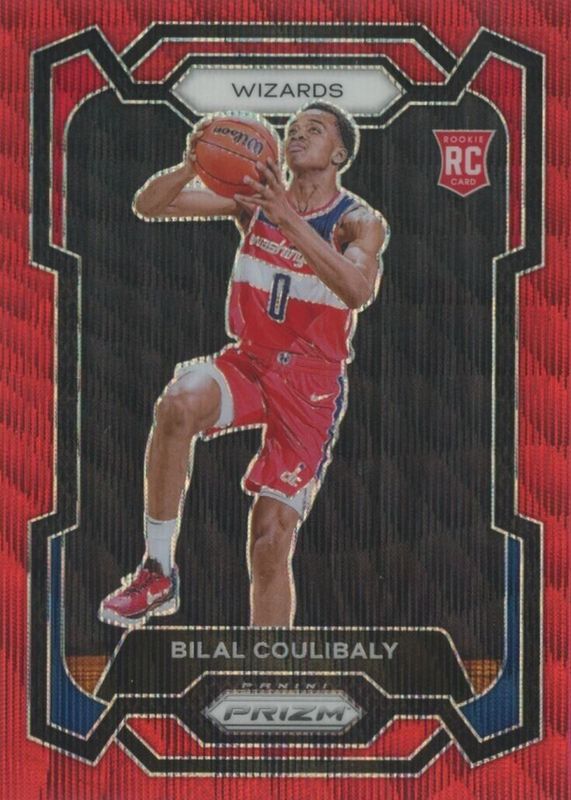 Bilal Coulibaly 2023 Prizm #153 Ruby Wave Rookie BGS 9