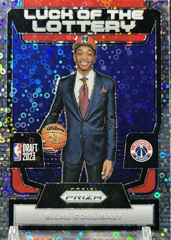 Bilal Coulibaly 2023 Prizm #1 Luck of the Lottery - Fast Break Rookie BGS 9.5