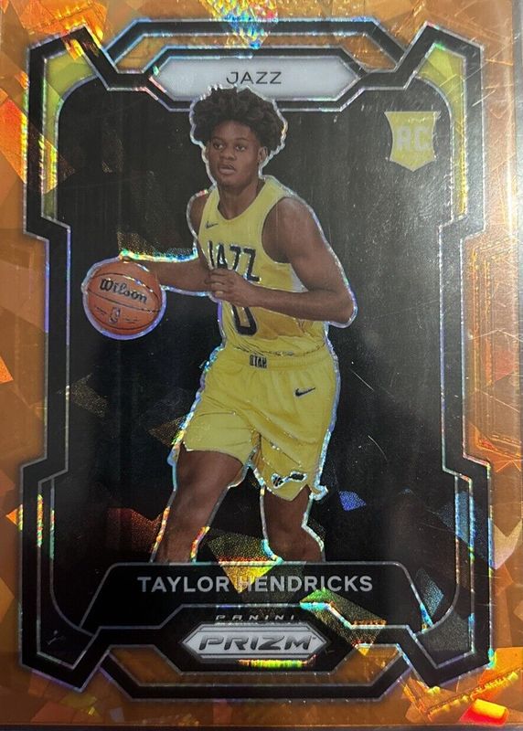 Taylor Hendricks 2023 Prizm #161 Orange Ice Rookie PSA 9