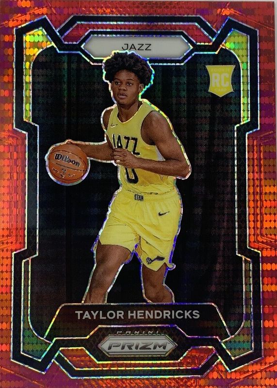 Taylor Hendricks 2023 Prizm #161 Red Seismic /299 Rookie RAW