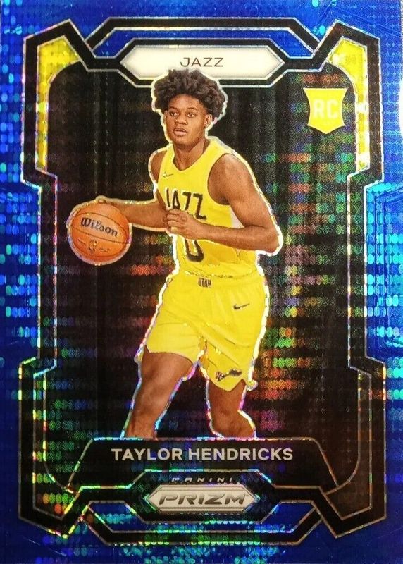 Taylor Hendricks 2023 Prizm #161 Blue Seismic /99 Rookie SGC 9.5