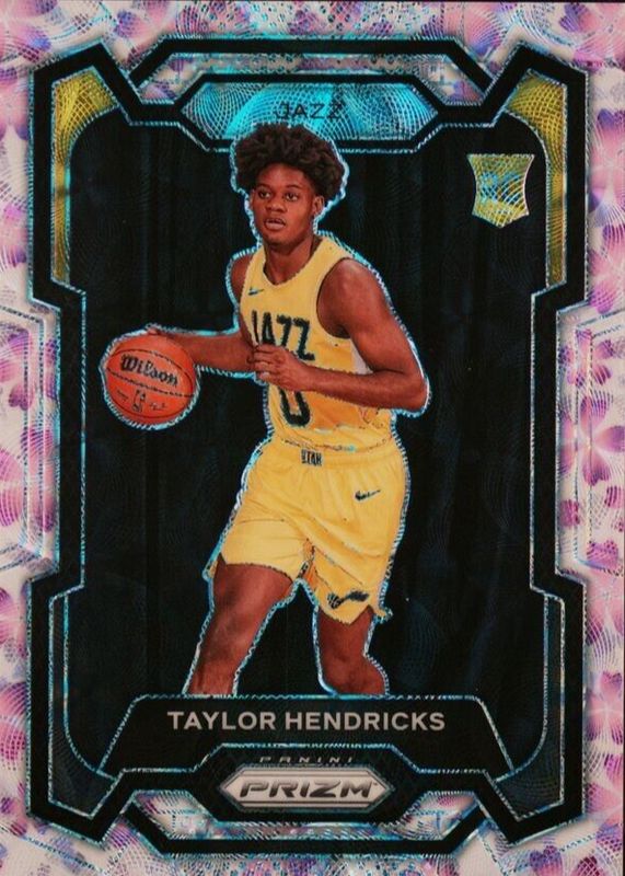 Taylor Hendricks 2023 Prizm #161 Choice Cherry Blossom /20 Rookie SGC 10