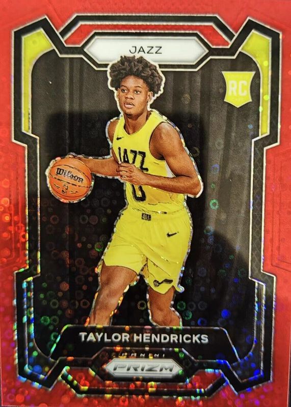 Taylor Hendricks 2023 Prizm #161 Fast Break Red /100 Rookie RAW