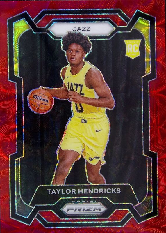 Taylor Hendricks 2023 Prizm #161 Choice Red /88 Rookie SGC 9.5