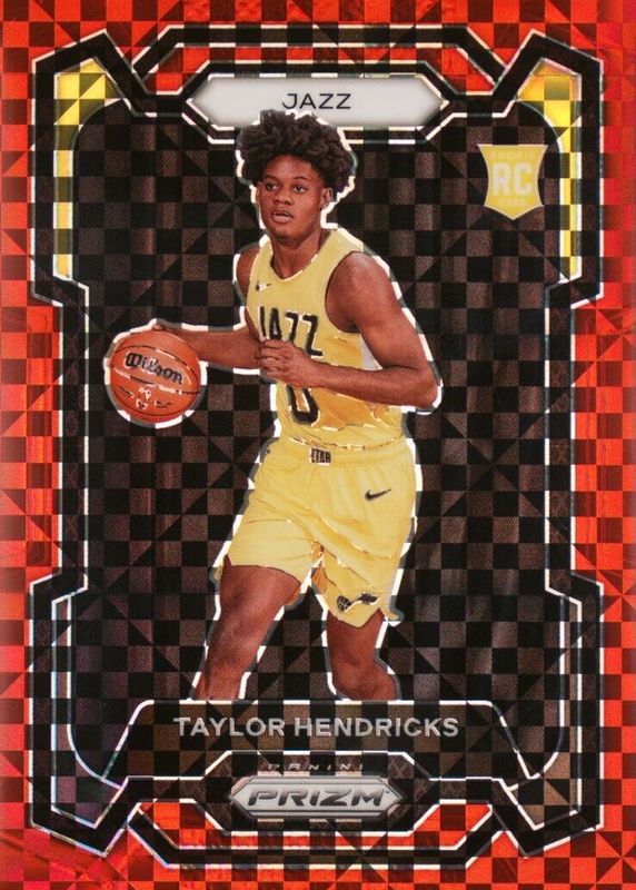 Taylor Hendricks 2023 Prizm #161 Red Power /75 Rookie SGC 9.5