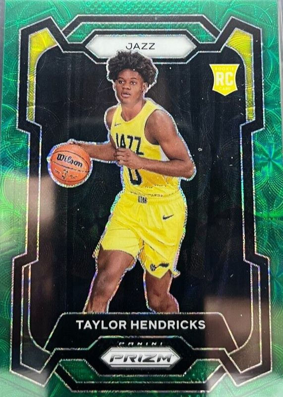 Taylor Hendricks 2023 Prizm #161 Choice Green /8 Rookie PSA 10