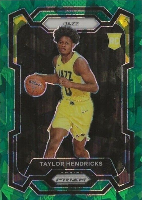 Taylor Hendricks 2023 Prizm #161 Green Ice Rookie BGS 9.5