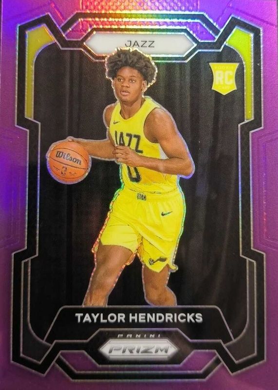 Taylor Hendricks 2023 Prizm #161 Purple /99 Rookie SGC 10