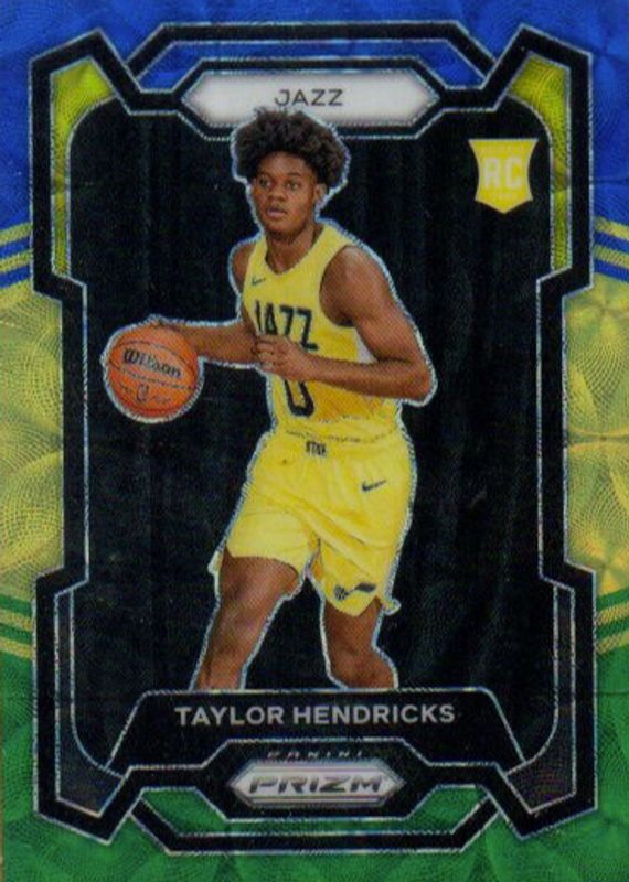 Taylor Hendricks 2023 Prizm #161 Choice Blue Yellow Green Rookie SGC 9.5