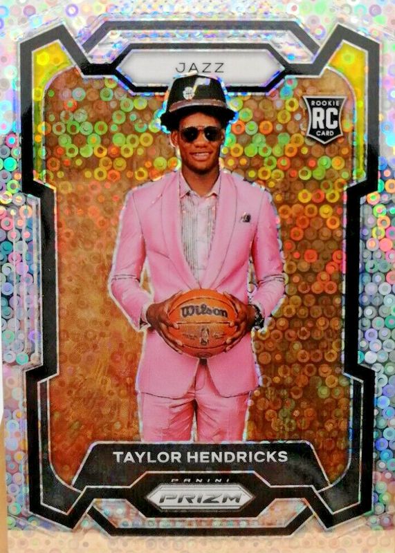 Taylor Hendricks 2023 Prizm #161 Rookie Variation - Fast Break Rookie SGC 9