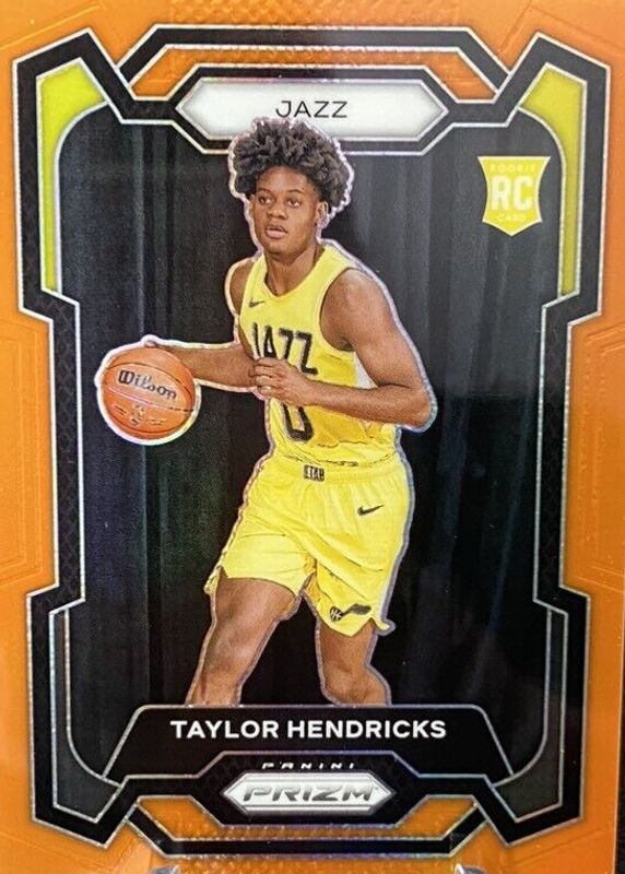 Taylor Hendricks 2023 Prizm #161 Orange /49 Rookie PSA 9