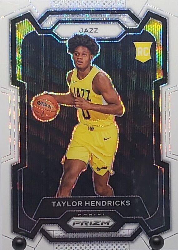 Taylor Hendricks 2023 Prizm #161 White Wave /38 Rookie PSA 10