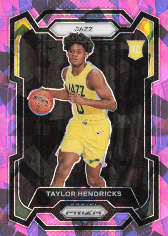 Taylor Hendricks 2023 Prizm #161 Pink Ice Rookie BGS 9