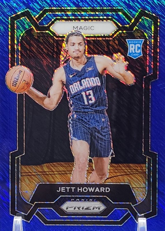 Jett Howard 2023 Prizm #132 Blue Shimmer /35 Rookie RAW