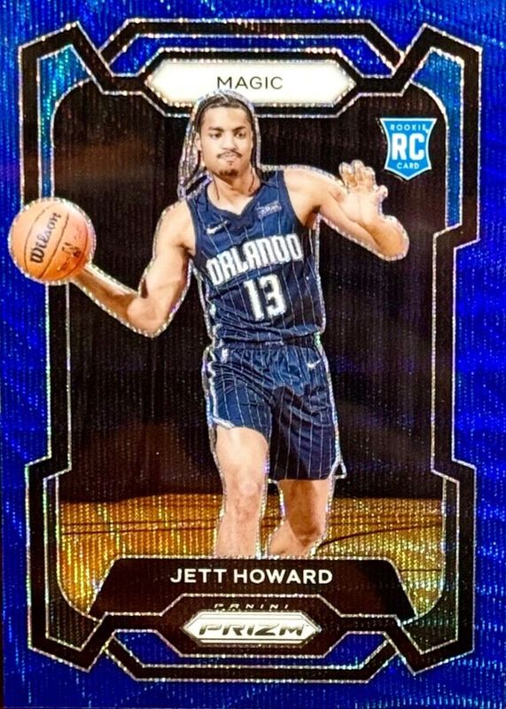 Jett Howard 2023 Prizm #132 Blue Wave Rookie PSA 9