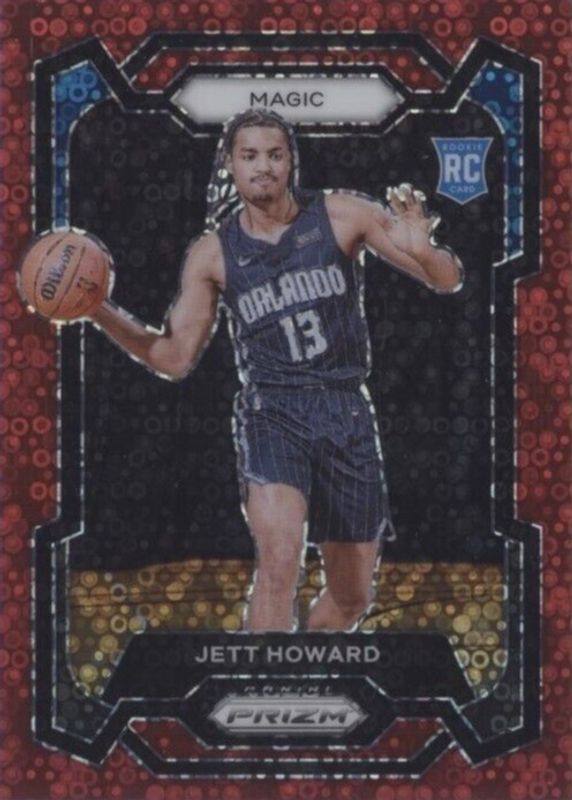 Jett Howard 2023 Prizm #132 Fast Break Red /100 Rookie BGS 9.5