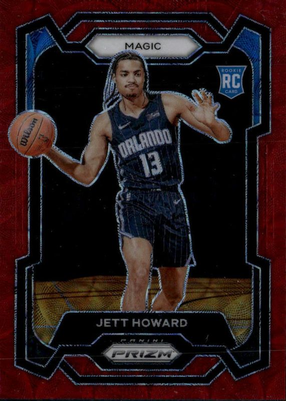 Jett Howard 2023 Prizm #132 Choice Red /88 Rookie PSA 10