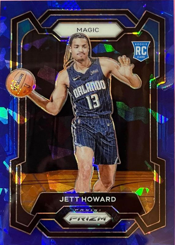 Jett Howard 2023 Prizm #132 Blue Ice /125 Rookie PSA 10