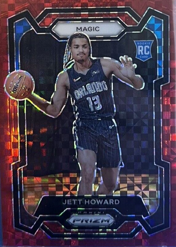 Jett Howard 2023 Prizm #132 Red Power /75 Rookie SGC 9.5