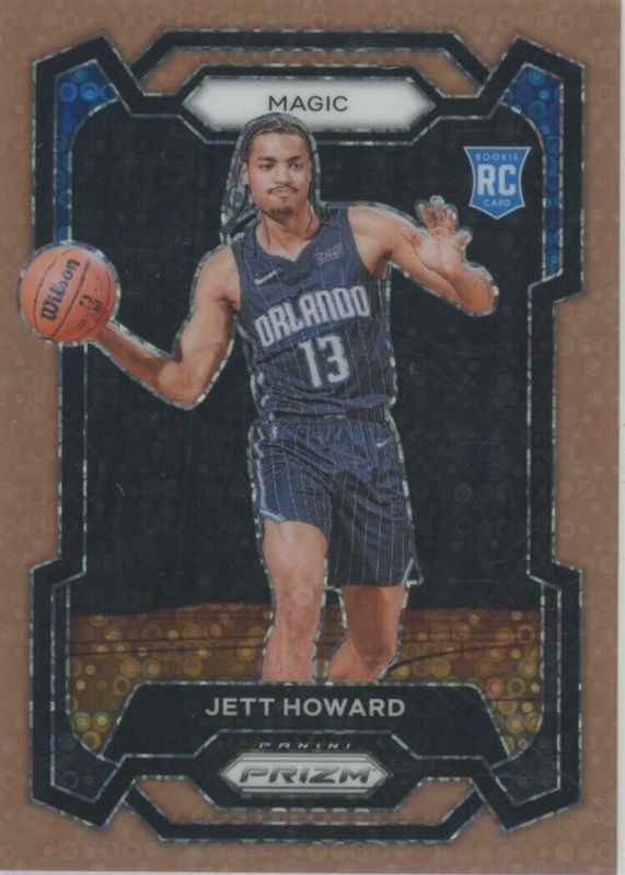 Jett Howard 2023 Prizm #132 Fast Break Bronze /20 Rookie SGC 9.5