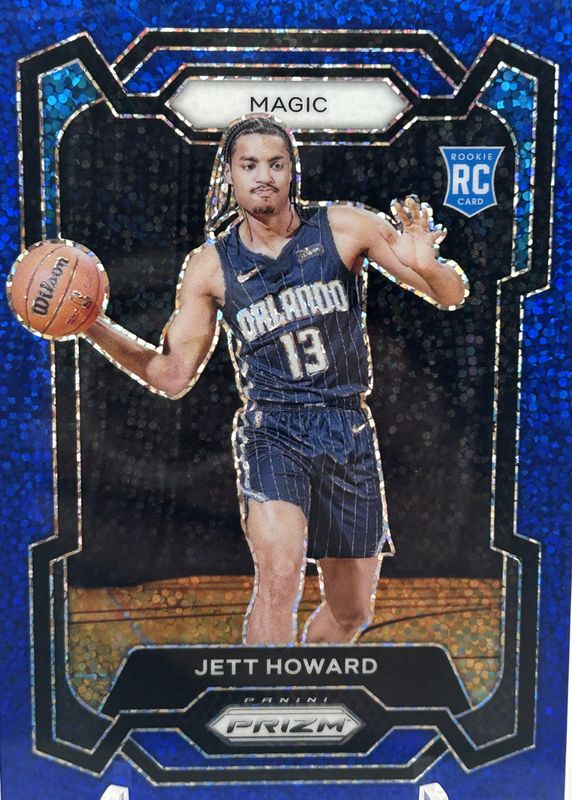 Jett Howard 2023 Prizm #132 Blue Sparkle /144 Rookie BGS 9.5