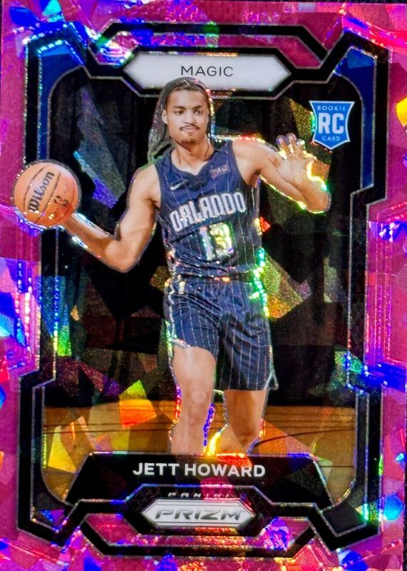 Jett Howard 2023 Prizm #132 Pink Ice Rookie PSA 10