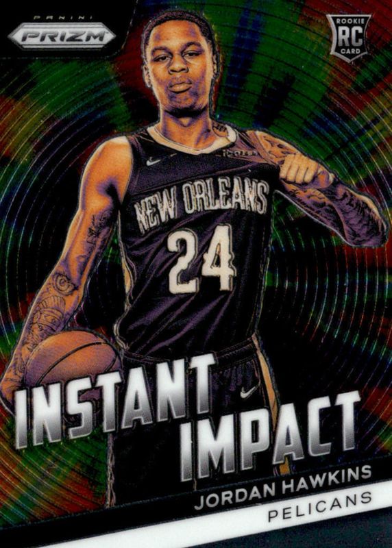 Jordan Hawkins 2023 Prizm #13 Instant Impact Rookie PSA 8