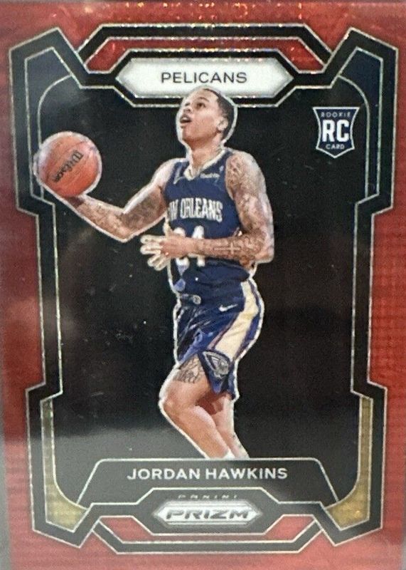 Jordan Hawkins 2023 Prizm #130 Red /299 Rookie BGS 9.5