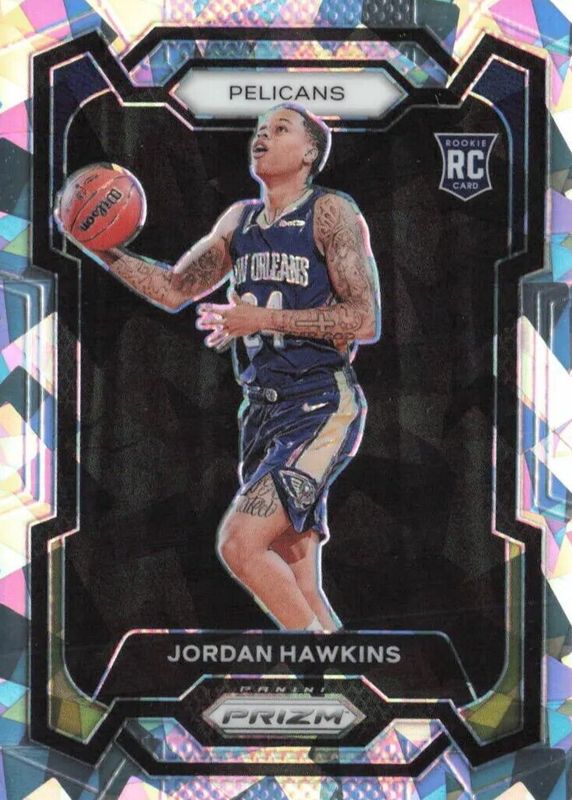 Jordan Hawkins 2023 Prizm #130 Ice Rookie PSA 10