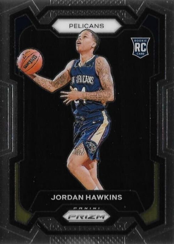 Jordan Hawkins 2023 Prizm #130 Base Rookie RAW