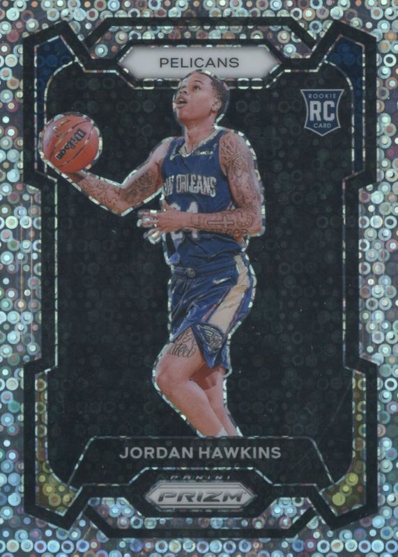 Jordan Hawkins 2023 Prizm #130 Fast Break Rookie PSA 9