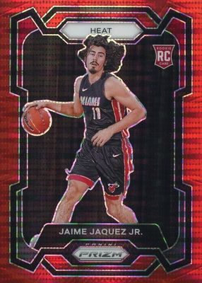 Jaime Jaquez Jr. 2023 Prizm #137 Red Seismic /299 Price Guide 