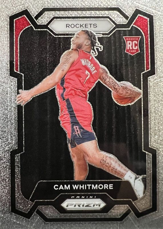 Cam Whitmore 2023 Prizm #129 Glitter /(SSP) Rookie SGC 9