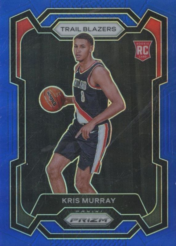 Kris Murray 2023 Prizm #142 Blue /199 Rookie PSA 10