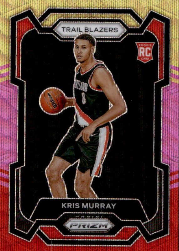 Kris Murray 2023 Prizm #142 Multi Wave /88 Rookie PSA 10