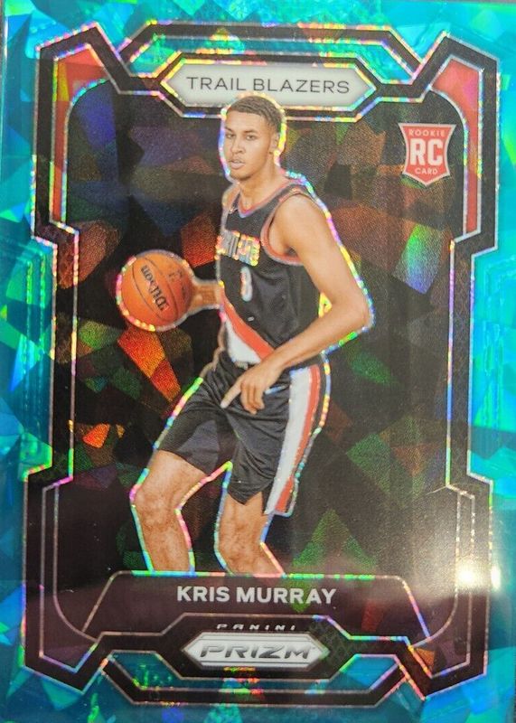 Kris Murray 2023 Prizm #142 Teal Ice /225 Rookie PSA 10