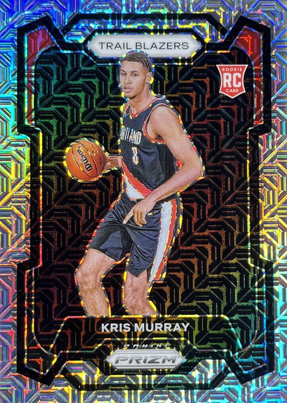 Kris Murray 2023 Prizm #142 Mojo /25 Rookie BGS 9