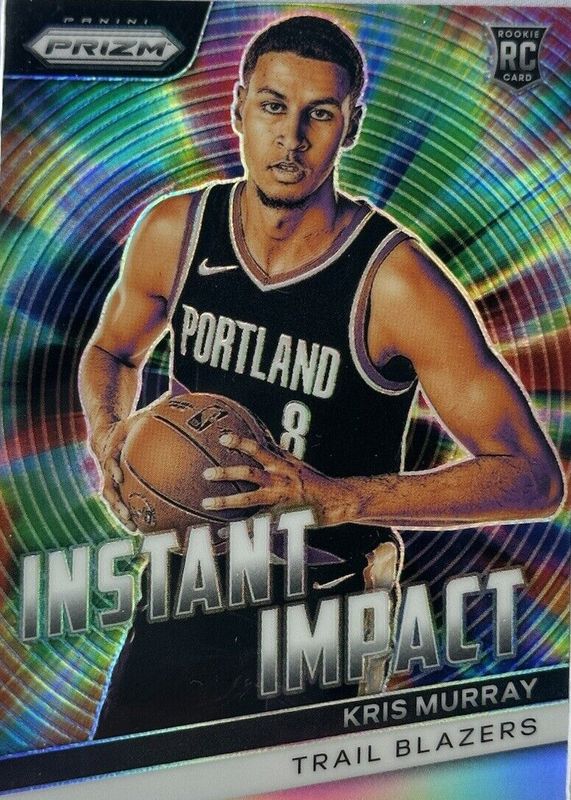 Kris Murray 2023 Prizm #12 Instant Impact - Silver Rookie PSA 10