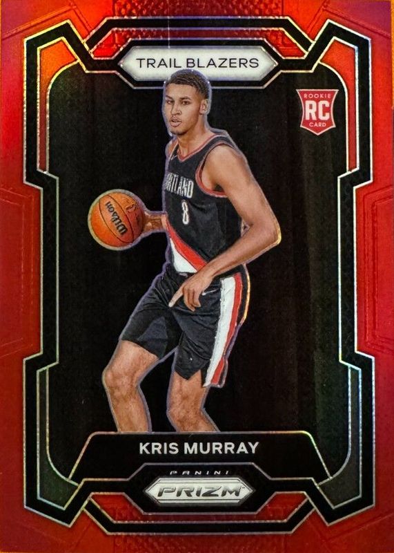 Kris Murray 2023 Prizm #142 Red /299 Rookie PSA 10