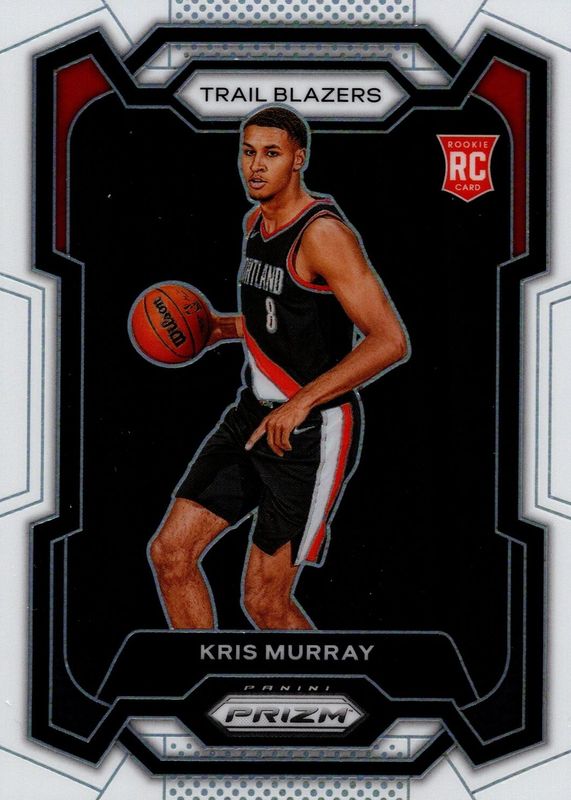 Kris Murray 2023 Prizm #142 White /175 Rookie PSA 10