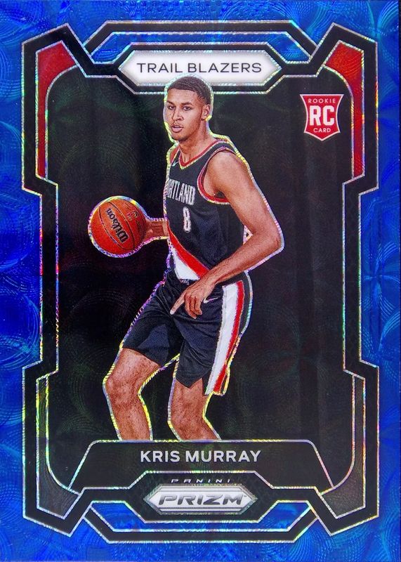 Kris Murray 2023 Prizm #142 Choice Blue /49 Rookie PSA 10